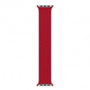 Braided Solo Loop RED