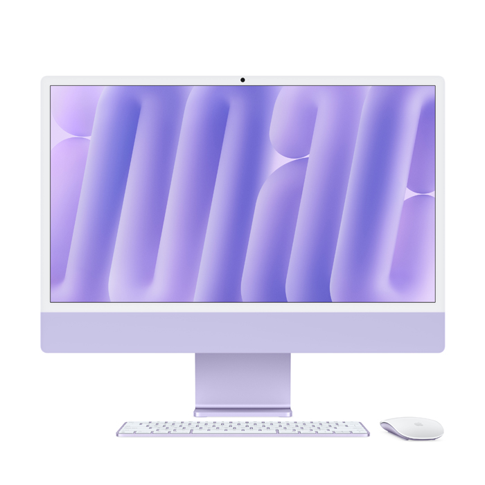 iMac 4.5k 24 -inch  2024 - M4/10CPU/10GPU/24GB/512GB - Purple