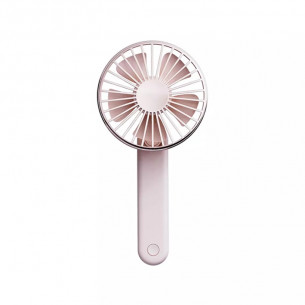 Quạt Mini Cầm Tay Gấp Gọn Xiaomi Qualitell Folding Fan 2.000mAh - Pink
