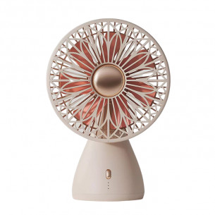 Quạt Để Bàn Xiaomi Youpin Desktop Fan Hand Holding Flower 2.000mAh - Apricot White