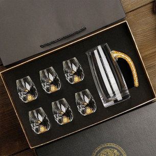 Bộ Ly Rượu Pha Lê Đế Vương