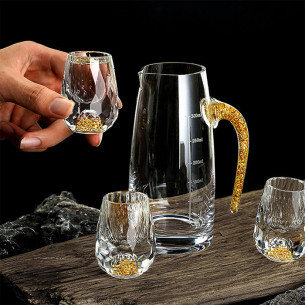 Bộ Ly Rượu Pha Lê Đế Vương