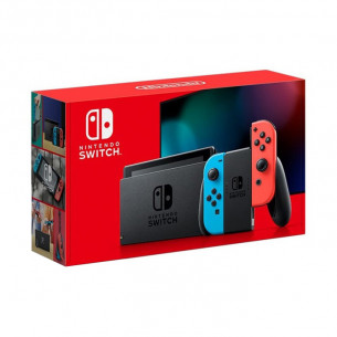 New Nintendo Switch with Neon Red Blue Joy‑Con Cũ