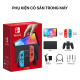 Nintendo Switch OLED model with Neon Red Blue Joy‑Con