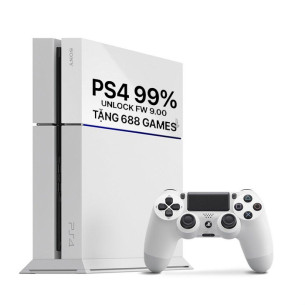 PlayStation 4 500GB - White - Hack Cài Game Ổ Cứng