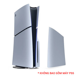 Ốp bọc máy PS5 Slim Cover - Sterling Silver - CFI-ZCS2G 08 - Chính Hãng Ốp bọc máy PS5 Slim Cover - Sterling Silver - CFI-ZCS2G 08 - Chính Hãng
