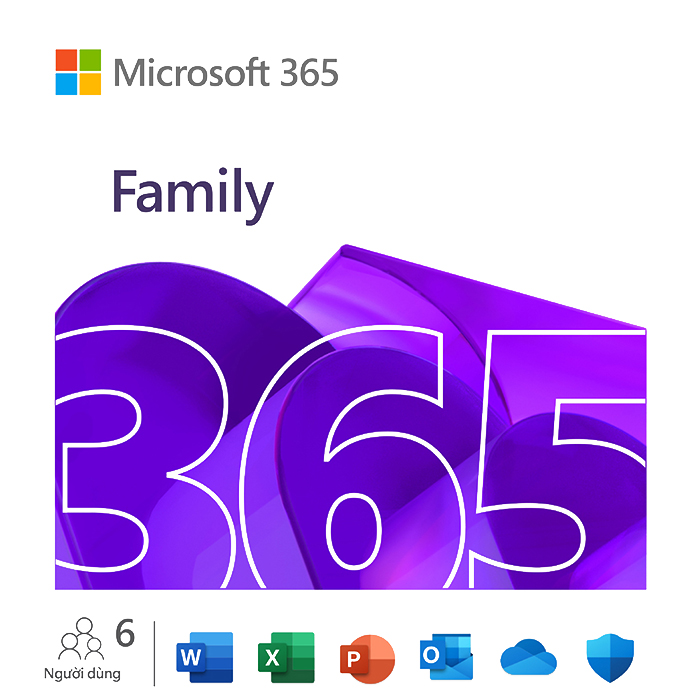 Microsoft Office 365 Family - 1 Năm SCR