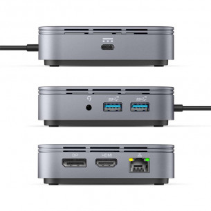 Hub Di Động Đa Cổng Hyper - HyperDrive Thunderbolt 3 Dock - HDTB3TD Hub Di Động Đa Cổng Hyper - HyperDrive Thunderbolt 3 Dock - HDTB3TD