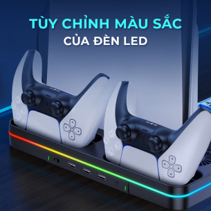 Chân Đế IINE - Cooling Charging Station For PS5 Slim Chân Đế IINE - Cooling Charging Station For PS5 Slim