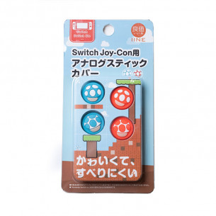 Joy-Con Analog Caps - Super Mario Neon Red/Blue Joy-Con Analog Caps - Super Mario Neon Red/Blue