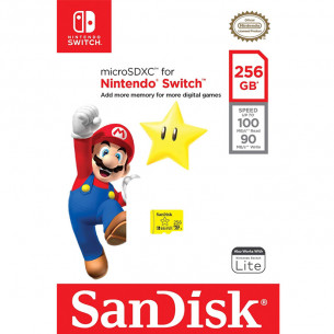 SanDisk Micro SD Card SDXC for Nintendo Switch/Switch Lite/Switch OLED - 256GB SanDisk Micro SD Card SDXC for Nintendo Switch/Switch Lite/Switch OLED - 256GB