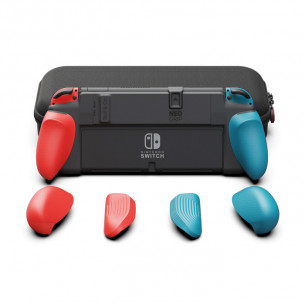 Skull & Co. NeoGrip + MaxCarry Case for Nintendo Switch - Neon Red Blue Skull & Co. NeoGrip + MaxCarry Case for Nintendo Switch - Neon Red Blue