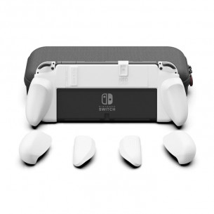Skull & Co. NeoGrip + MaxCarry Case for Nintendo Switch - White Skull & Co. NeoGrip + MaxCarry Case for Nintendo Switch - White