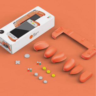 Skull & Co. NeoGrip Set for Nintendo Switch - Gamecube Orange Skull & Co. NeoGrip Set for Nintendo Switch - Gamecube Orange