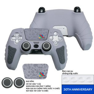 Case Silicon Dualsense PS5 With Analog Caps - 30th Anniversary Case Silicon Dualsense PS5 With Analog Caps - 30th Anniversary