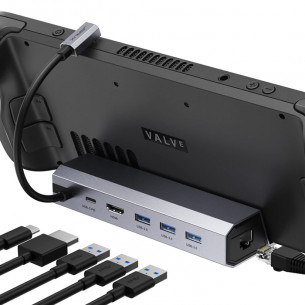 Dock Station JSAUX 6 In 1 Multifunction Adapter - HB0603