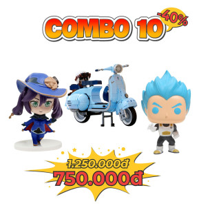 Combo 10: LEGO Vespa + Mô Hình Funko POP Vegeta + Mô Hình Mona