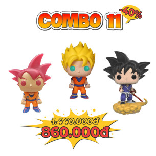 Combo 11: Mô Hình Funko POP! Dragon Ball - Goku
