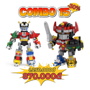 Combo 15: LEGO Megazord + Voltron