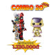 Combo 20: Mô Hình Lắp Ghép Bear Robot - Deadpool + Mô Hình Funko POP! Golden Frieza