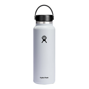Bình Nước Giữ Nhiệt Hydro Flask Wide Flex Cap 40 Oz -1183ML - White