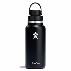 Bình Nước Giữ Nhiệt Hydro Flask Wide Flex Chug Cap 32 Oz - 946ml - Black