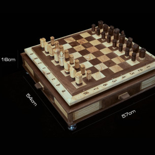Bộ Bàn Cờ Handmade Gỗ Cao Cấp 3 Trong 1 Bộ Bàn Cờ Handmade Gỗ Cao Cấp 3 Trong 1