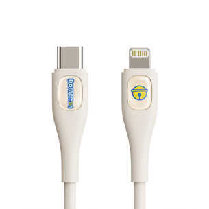 Rock - Doraemon C To L 27W Fast Charging Data Cable 1.2m - White