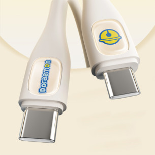 Rock - Doraemon C To L 27W Fast Charging Data Cable 1.2m - White