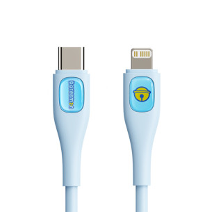 Rock - Doraemon C To L 27W Fast Charging Data Cable 1.2m - Blue