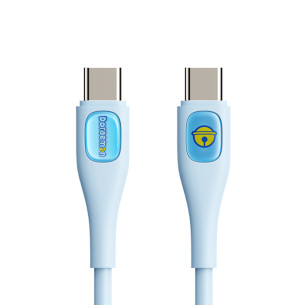 Rock - Doraemon C To C 60W Fast Charging Data Cable 1.2m - Blue