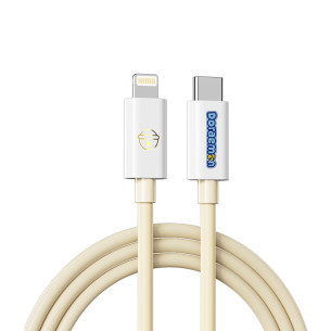Rock - Doraemon PD 27W Fast Charging USB C To Lightning Data Cable 100CM