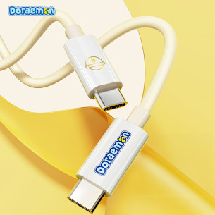 Rock - Doraemon PD 27W Fast Charging USB C To Lightning Data Cable 100CM