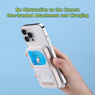 Rock - Doraemon P83 Pd Magnetic Wireless Charging Stand Power Bank