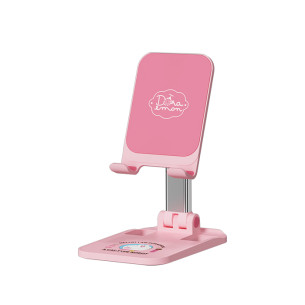 Rock - Giá Đỡ Điện Thoại Doraemon Desktop Folding Phone Stand Simple Model - Pink