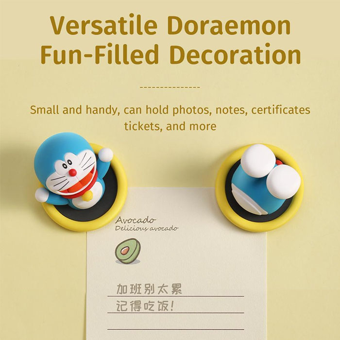 Rock - Doraemon Pass Loop Fridge Magnet - Sudden Appear 
