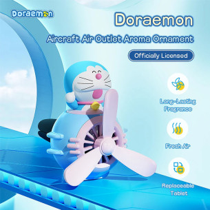 Rock - Doraemon Small Airplane Car Air Vent Aromatherapy - Pink Rock - Doraemon Small Airplane Car Air Vent Aromatherapy - Pink