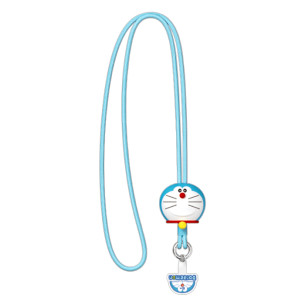 Rock - Doraemon Silicone Doll Lanyard - Blue