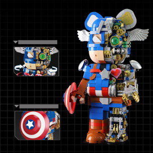 Mô hình lắp ghép - Bear Robot - Captain America 18809