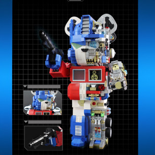 Mô hình lắp ghép - Bear Robot - Optimus Prime 188003