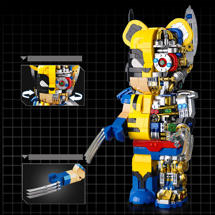 Mô hình lắp ghép - Bear Robot - Wolverine 188013