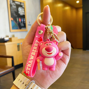 Móc Khoá trang trí Noel - Strawbery Bear Móc Khoá trang trí Noel - Strawbery Bear