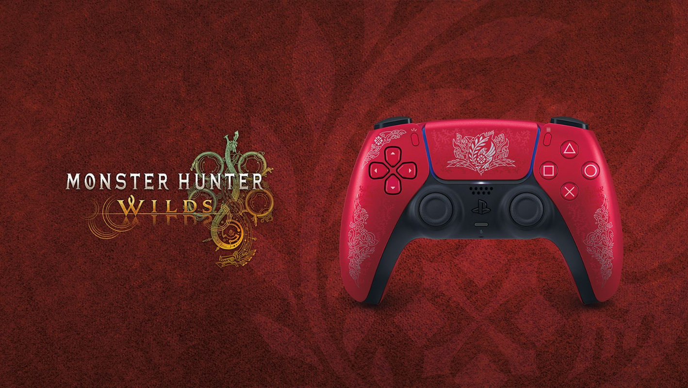 ps5 dualsense monster hunter wilds limited edition wireless game controller 01