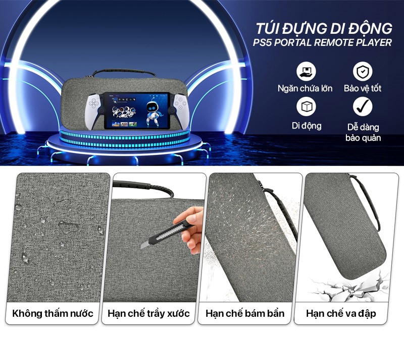 dobe playstation portal for ps5 travel case 01
