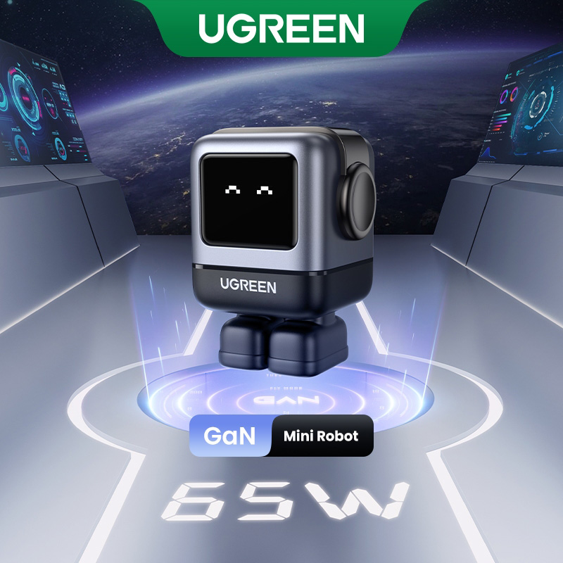 Ugreen - Nexode RG 3 Port GaN Fast Charger 65W