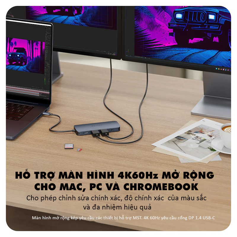 HyperDrive Next 11 Port Dual 4K60Hz HDMI USB-C Hub