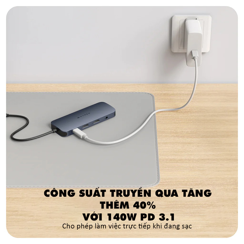 HyperDrive Next 11 Port Dual 4K60Hz HDMI USB-C Hub