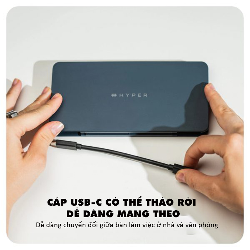 HyperDrive Next Dual 4K HDMI 7 Port USB-C Hub