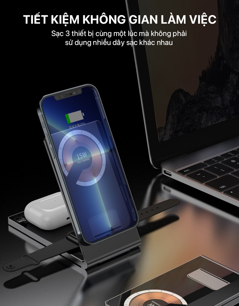 philips foldable stand 4 in 1 magnectic wireless charger 04