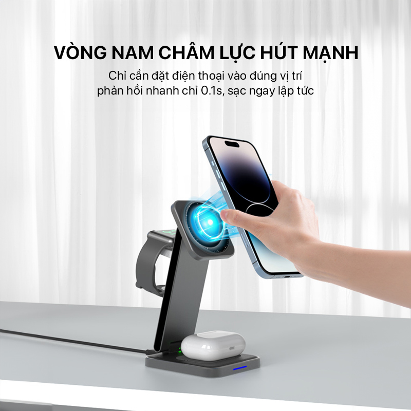 philips magnetic stand 3 in 1 wireless charging 02